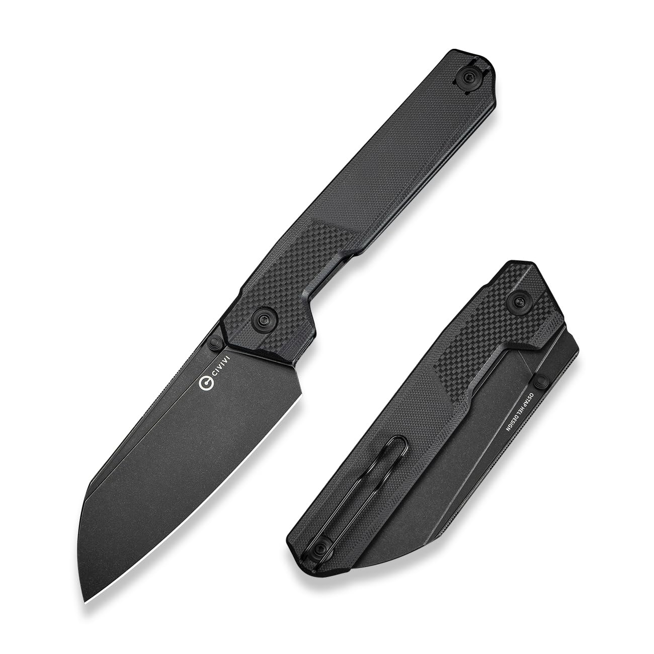 CIVIVI Hid Folding Pocket Knife 4.14in 14C28N Blade G10 Handle
