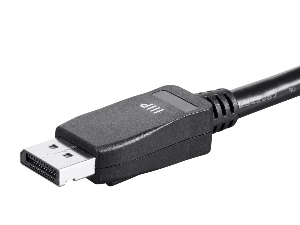 Monoprice DisplayPort 1.4 Cable - 32.4 Gbps, 8K@60Hz, 4K@120Hz, Dynamic HDR, 6 Feet, Black - Select Series