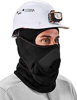 Ergodyne N-Ferno 6970 Balaclava with Detachable Heat Exchanger Face Mask, Winter Ski Mask, Black