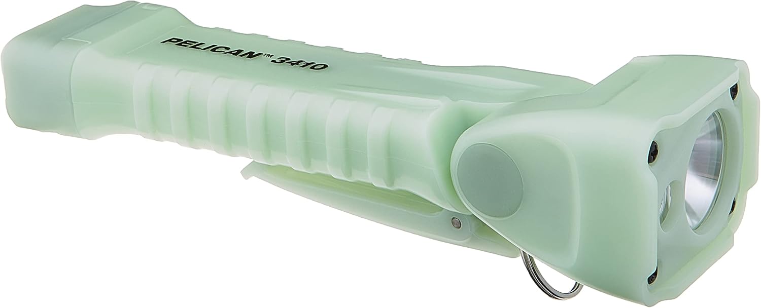 Pelican 034100-0102-247 3410 RT Angle LED Light with Clip (19x16x11)