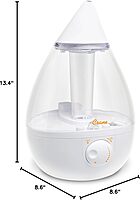 CRANE Drop 1-Gallon Ultrasonic Cool Mist Humidifier