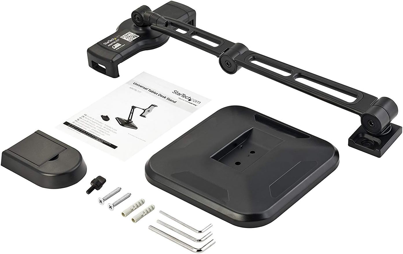 StarTech.com Tablet Stand - Universal iPad Stand - for 4.7" to 12.9" Tablets - iPad Holder - Wall Mount Tablet Holder
