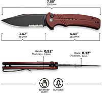 CIVIVI Cogent Folding Pocket Knife - Flipper & Button Lock