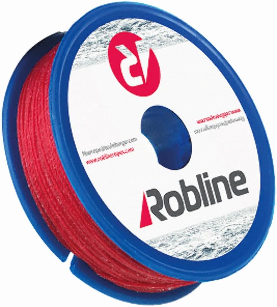 Robline Waxed Whipping Twine - 0.8mm x 40M - Red