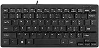 Adesso AKB-111UB SlimTouch Mini Keyboard, USB/PS2, Black