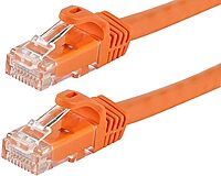 Monoprice Cat5e Flexboot Ethernet Patch Cable - Snagless RJ45, 24AWG, UTP, 350MHz