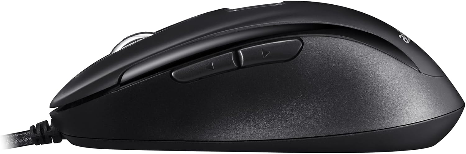 Adesso iMouse F1 Wired USB Mouse with Fingerprint Reader 1200 DPI AES 256 Encryption Biometric Security Windows Hello