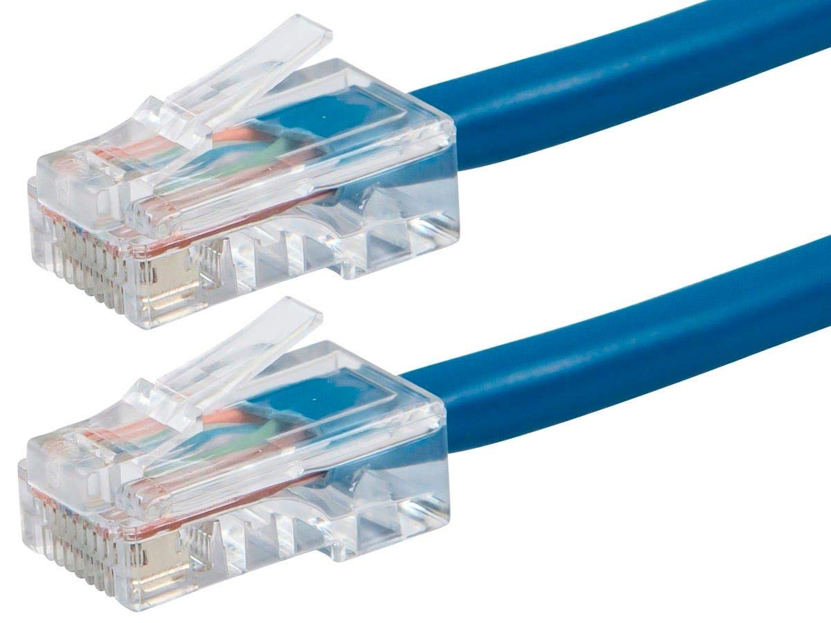 Monoprice ZEROboot Cat5e Ethernet Patch Cable UTP RJ45 24AWG 350MHz