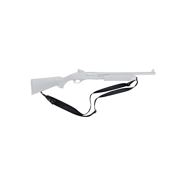 Uncle Mike's 1.25-Inch Tactical Shotgun Sling with Sewn-In Swivels - Black