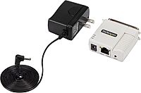 StarTech.com Ethernet to Parallel Network Print Server, 10/100Mbps LAN, WebUI, Centronics Ethernet Printer Server Adapter
