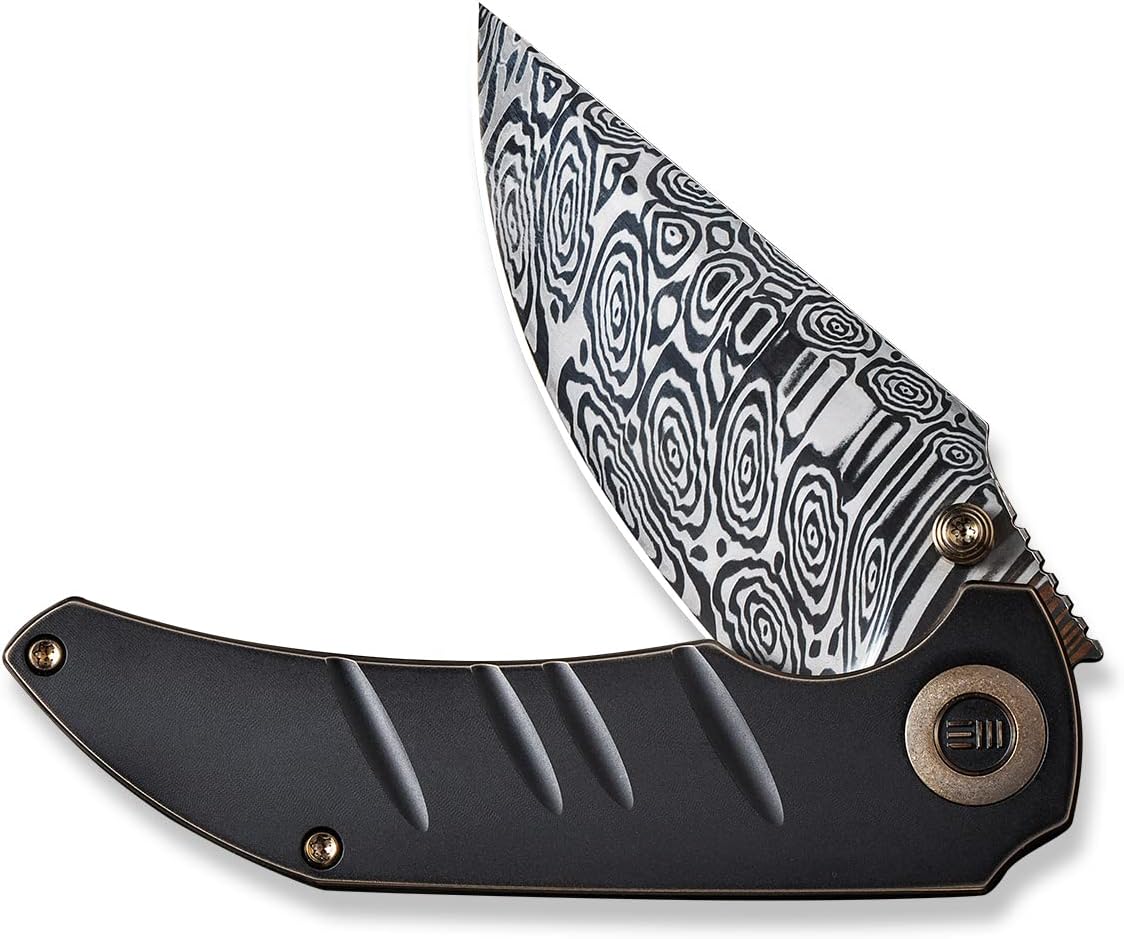 We Knife WE22020BDS1: Riff-Raff Framelock Damascus