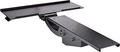 StarTech.com Under Desk Keyboard Tray - Full Motion & Height Adjustable Keyboard and Mouse Tray, 10"x26" Platform - Ergonomic Desk Mount Computer Keyboard Tray with Mouse Pad & Wrist Rest (KBTRAYADJ2)
