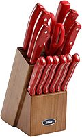 Oster Evansville 14 Piece Stainless Steel Kitchen Cutlery Stainless Steel Knife Block Set