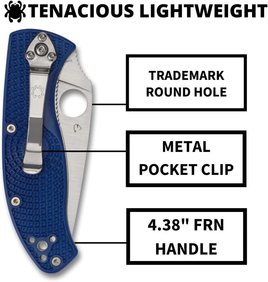 Spyderco Tenacious Folding Pocket Knife