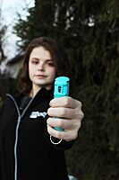 Brand Pocket Pepper Spray, Personal Alarm, or Pocket Pepper Spray and Personal Alarm Combo, Teal One Size Spray Only