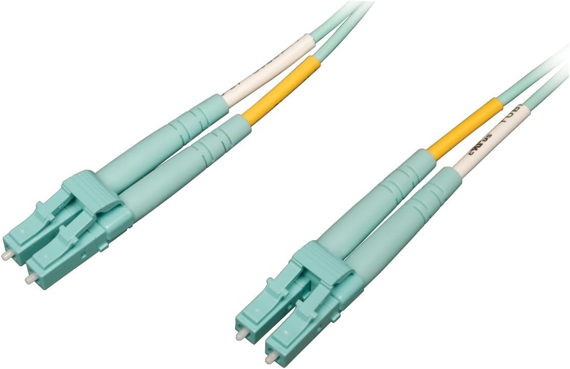 Tripp Lite Laser-Optimized Duplex Multimode 50/125 Fiber Patch Cable (LC/LC) - Aqua