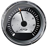 Faria Beede F22009 Platinum Tachometer (7000 RPM) - 4" (Gas Onboard, Outboard, I/O)