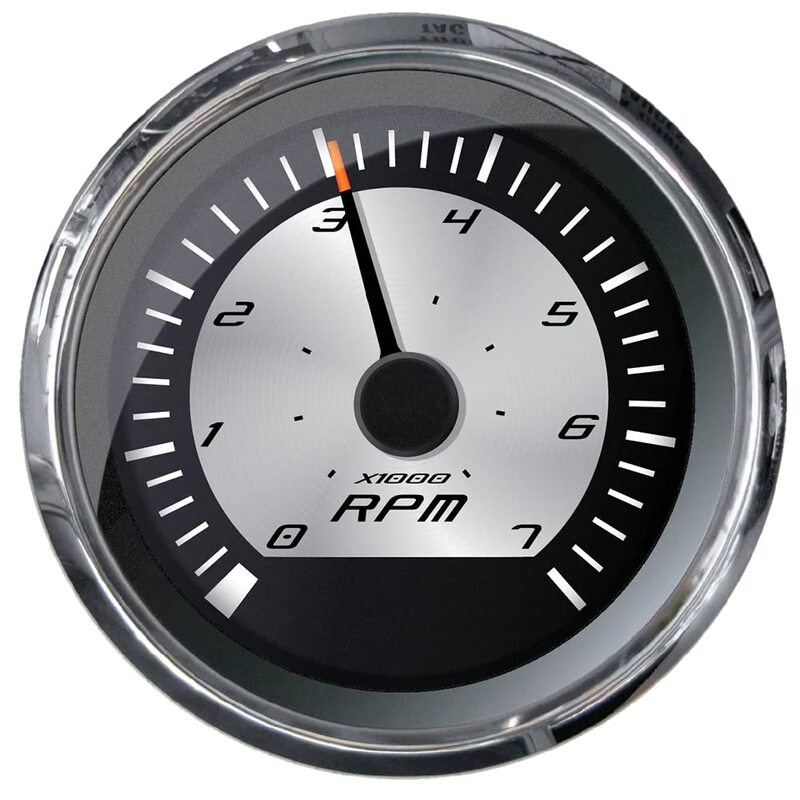 Faria Beede F22009 Platinum Tachometer (7000 RPM) - 4" (Gas Onboard, Outboard, I/O)