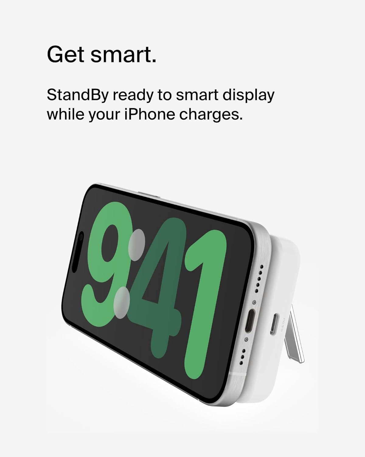 Belkin Portable Charger, Wireless Power Bank 5000 mAh MagSafe Charger 7.5W