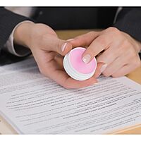 Lee Sortkwik Fingertip Moistener, 50% Recycled, 0.38 oz, Pink, Pack of 3