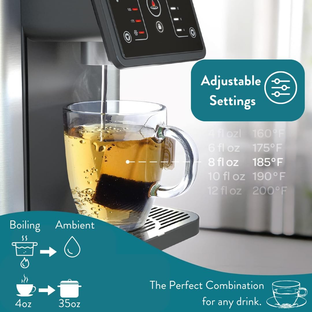 Aqua Optima Countertop Hot Water Dispenser & Filtration System