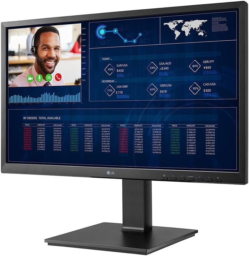 LG 24CQ650N-6N 24" 23.8-inch FHD All-in-One Thin Client with Pop-up Webcam Non OS