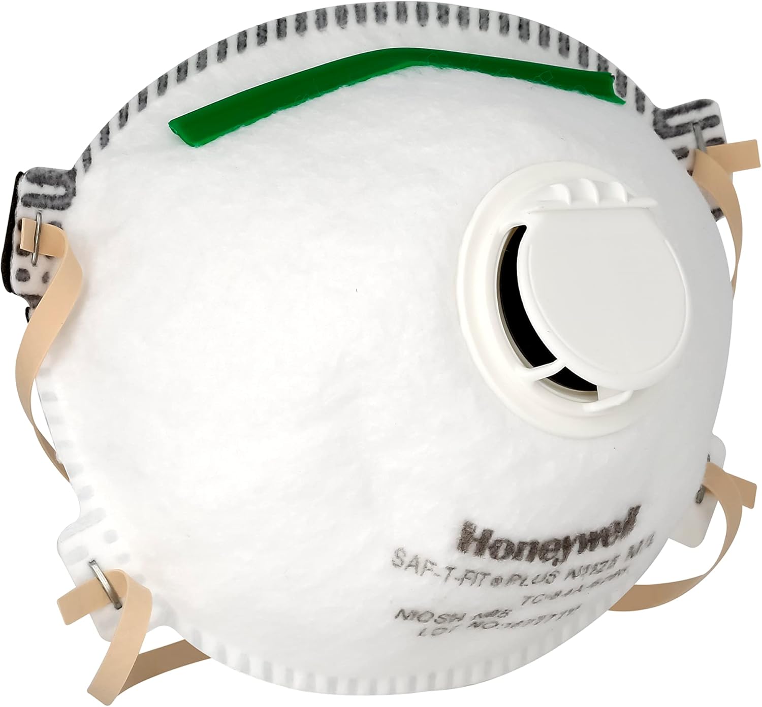 Honeywell NIOSH-Approved N95 Respirator Mask with Exhalation Valve for Airborne Particulates (RWS-54006)