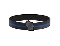 Thin Blue Line USA State Silicone Bracelet