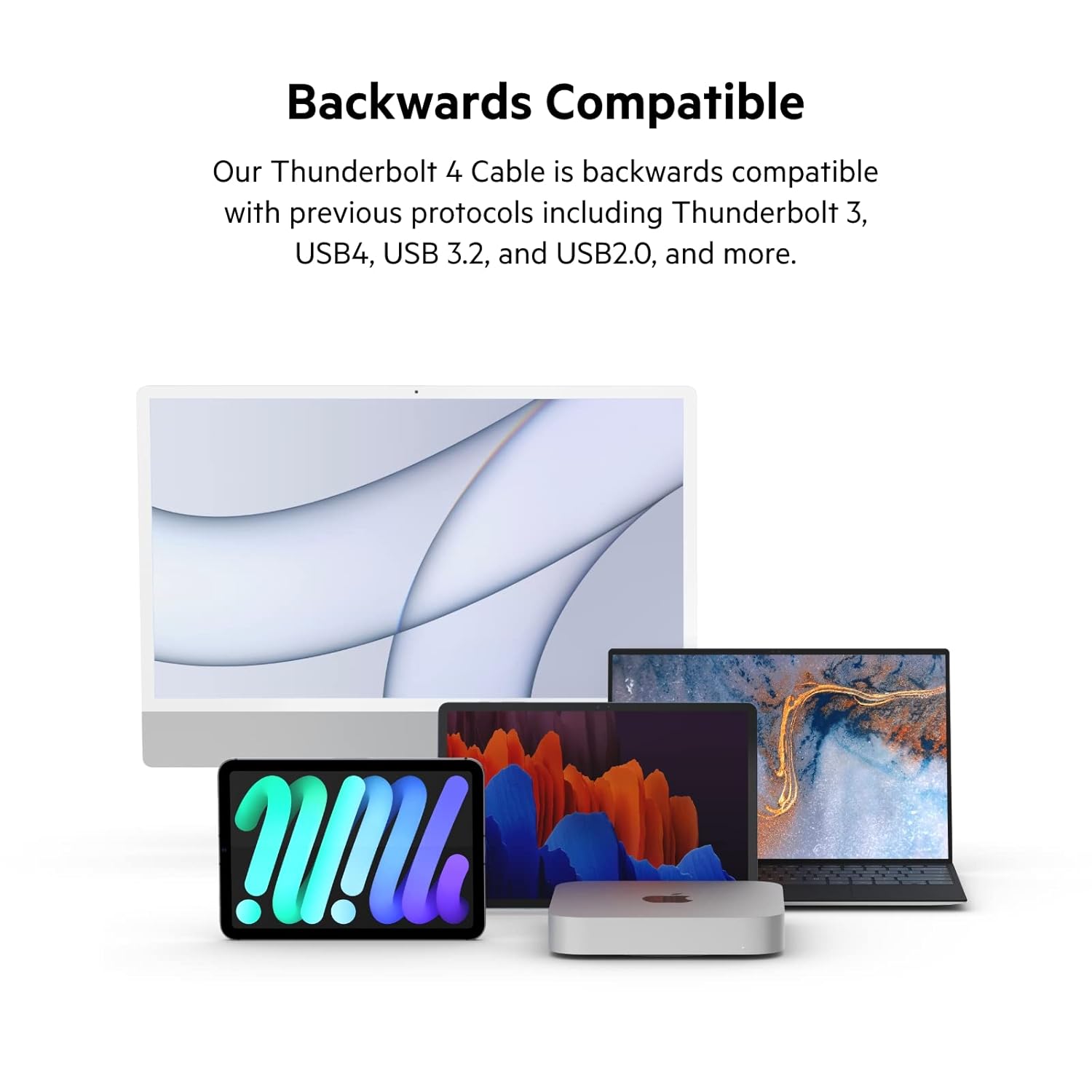 Belkin Thunderbolt 4 Cable USB-C to USB-C w/ 100W Power Delivery