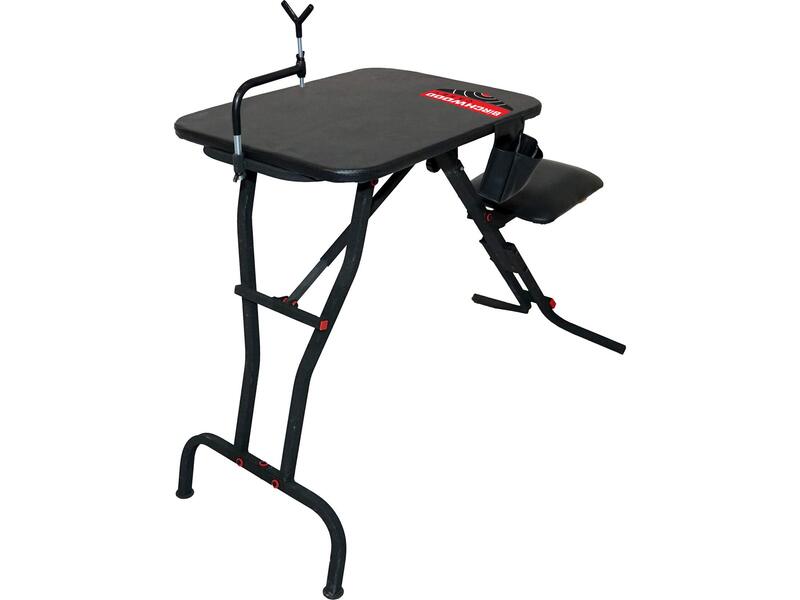 BIRCHWOOD CASEY Ultra Steady Lightweight Folding Shooting Bench with Seat