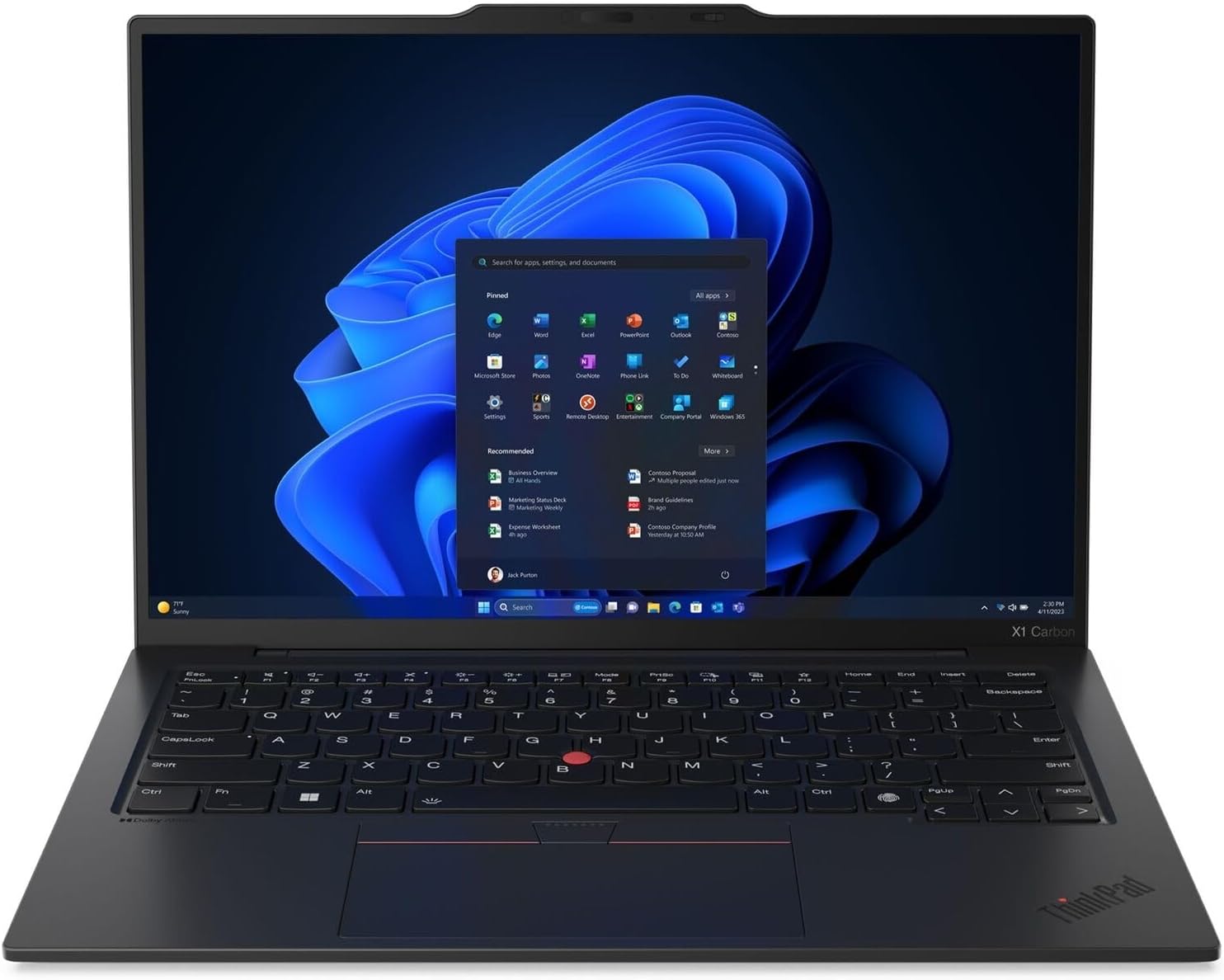 Lenovo ThinkPad X1 Carbon Gen 12 21KC00B1US 14" Touchscreen Notebook - WUXGA - Intel Core Ultra 7 165U - vPro Technology
