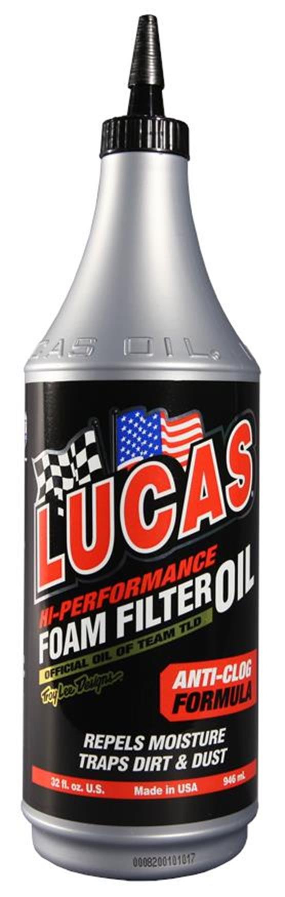 Lucas Oil High Performance Foam Filter Oil