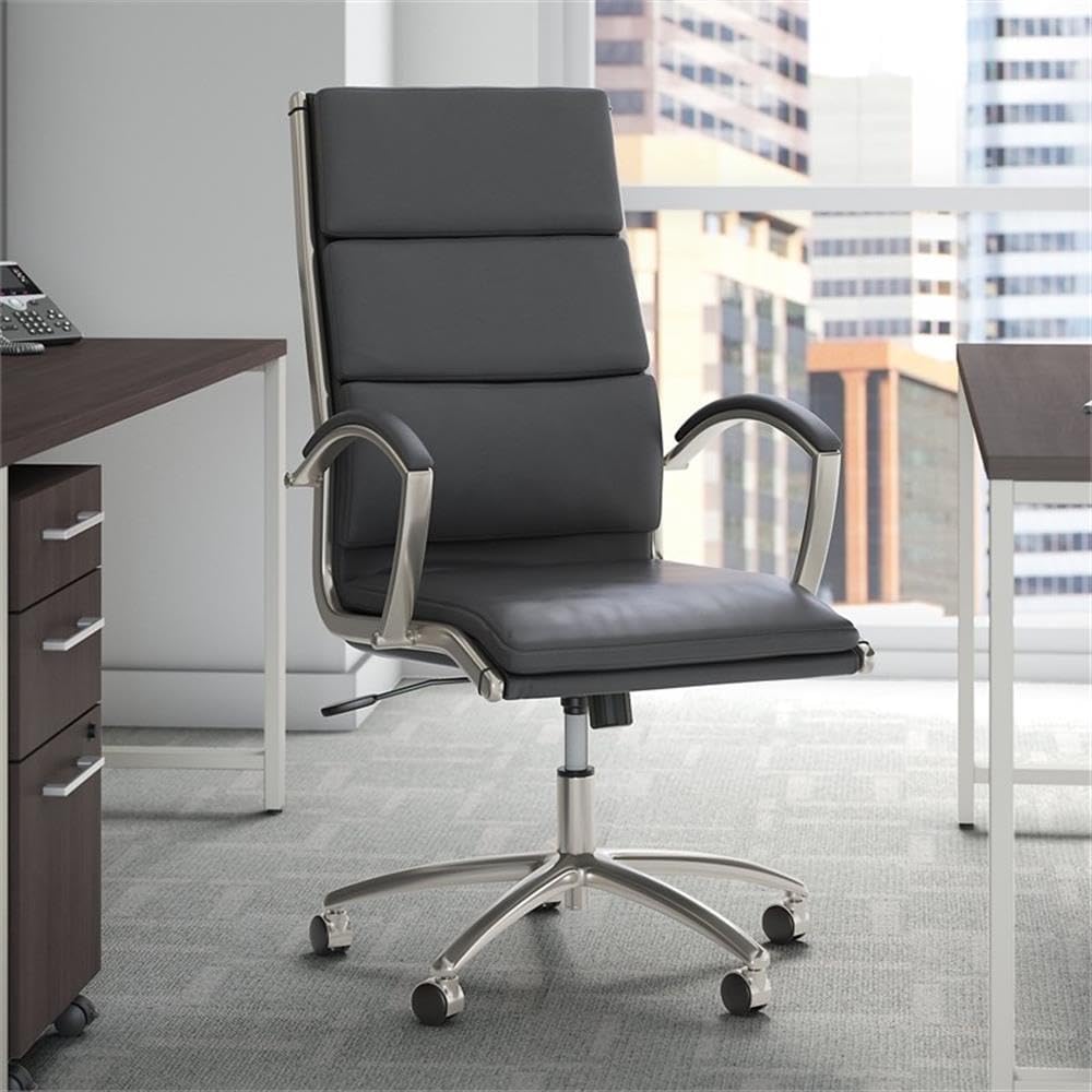 Bush Business Furniture Modelo High Back Leather Executive Office Chair