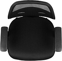 FLASH FURNITURE Flash Fundamentals Mid-Back Mesh Swivel Ergonomic Task Office Chair with Arms