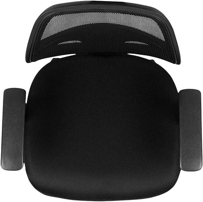 FLASH FURNITURE Flash Fundamentals Mid-Back Mesh Swivel Ergonomic Task Office Chair with Arms