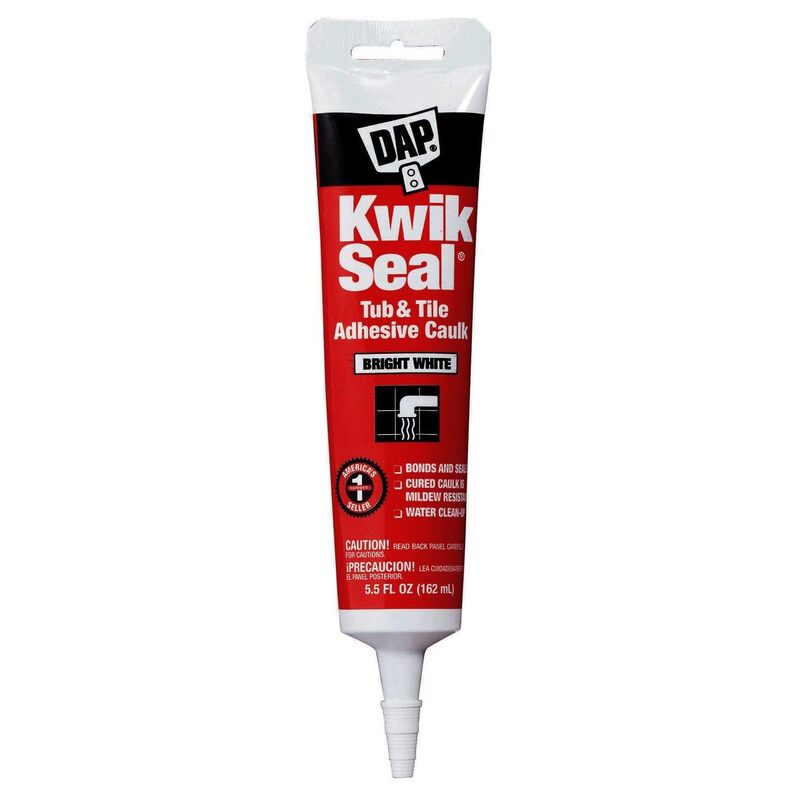 DAP Kwik-Seal All-Purpose Kitchen & Bath Caulk, 5.5 fl. oz.