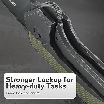 CIVIVI Hypersonic Folding Pocket Knife for EDC, Frame Lock, 3.7" 14C28N, Designed by Gustavo T. Cecchini