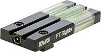 MEPROLIGHT MEPRO FT Bullseye Rear Sight - Fiber-Optic Tritium Pistol Sight, No Battery Required