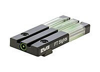 MEPROLIGHT MEPRO FT Bullseye Rear Sight - Fiber-Optic Tritium Pistol Sight, No Battery Required