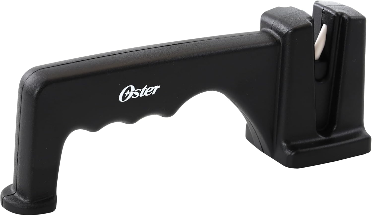 Oster Trussville Knife Sharpener w/Slip Resistant Handle – Black Black (Sharpener)