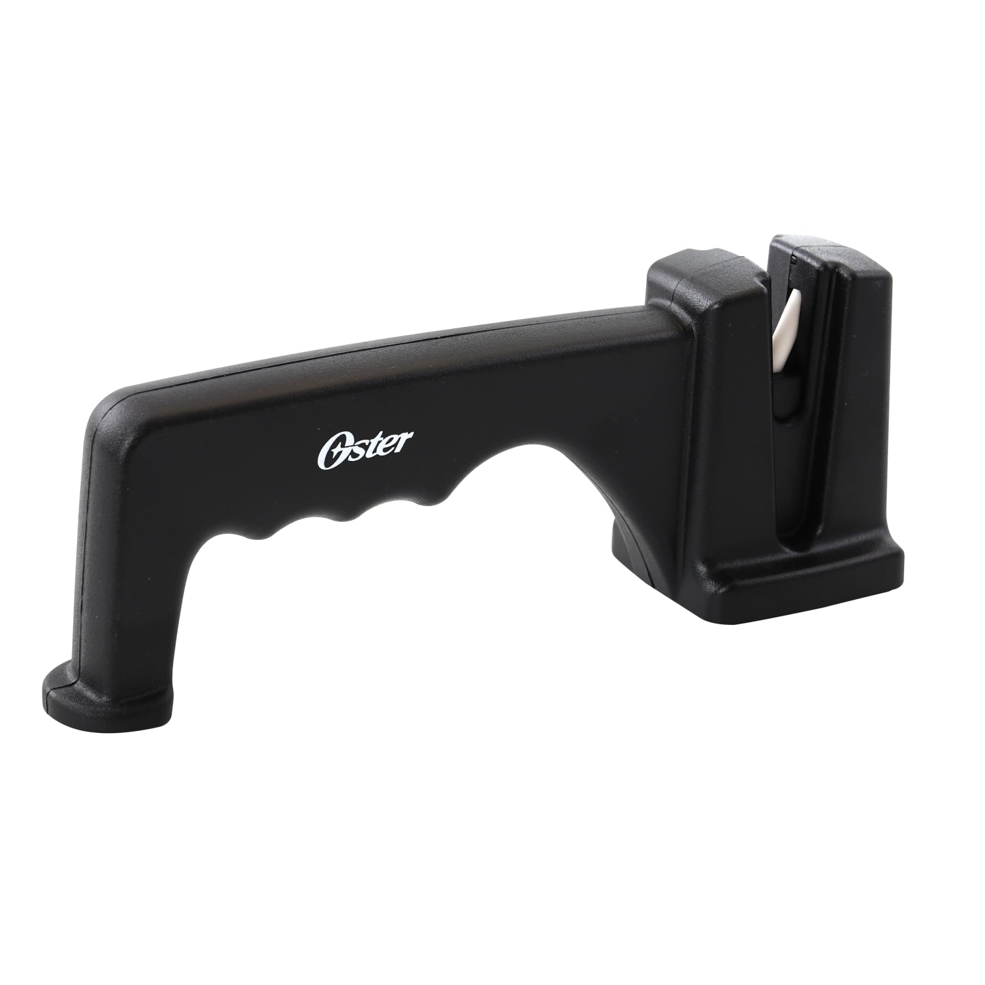Oster Trussville Knife Sharpener w/Slip Resistant Handle – Black Black (Sharpener)