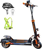 KukoKirin D Pro Electric Scooter, 2000W Motor, 48V 15ah Battery, Ful LED Lights, 15/25/75 km/h, Foldable & Adjustable, with LED Display Meter