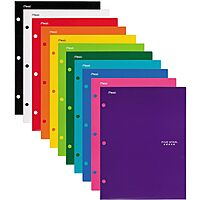Mead Five Star 4 Pocket Paper Folder 33106 QTY 2