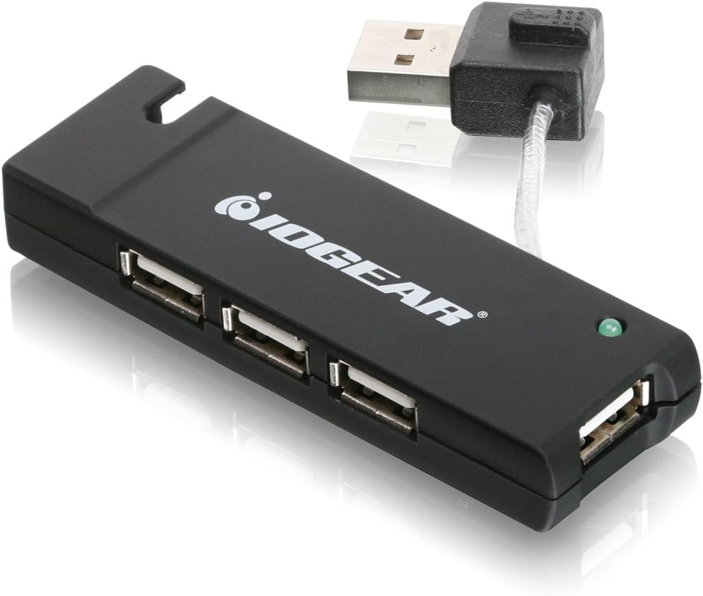 IOGEAR 4 Port USB 2.0 Hub Multi-Language Version GUH285W6