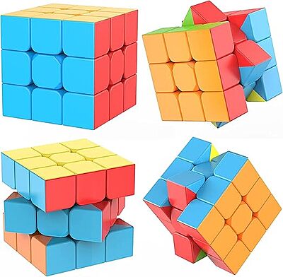 Rubik's Magic Cube (3X3) Pack of 2
