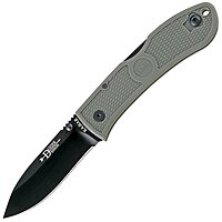 KA-BAR Dozier Folding Hunter Knife, 3" S35VN, Black