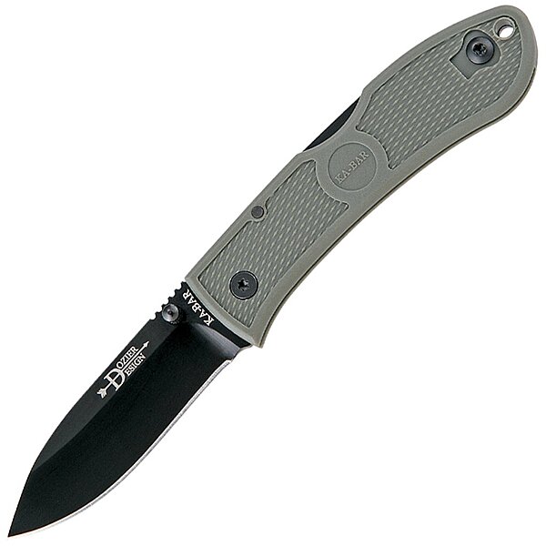 KA-BAR Dozier Folding Hunter Knife, 3" S35VN, Black