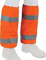 Ergodyne GloWear 8008 High Visibility Reflective Leg Gaiters, Orange,2