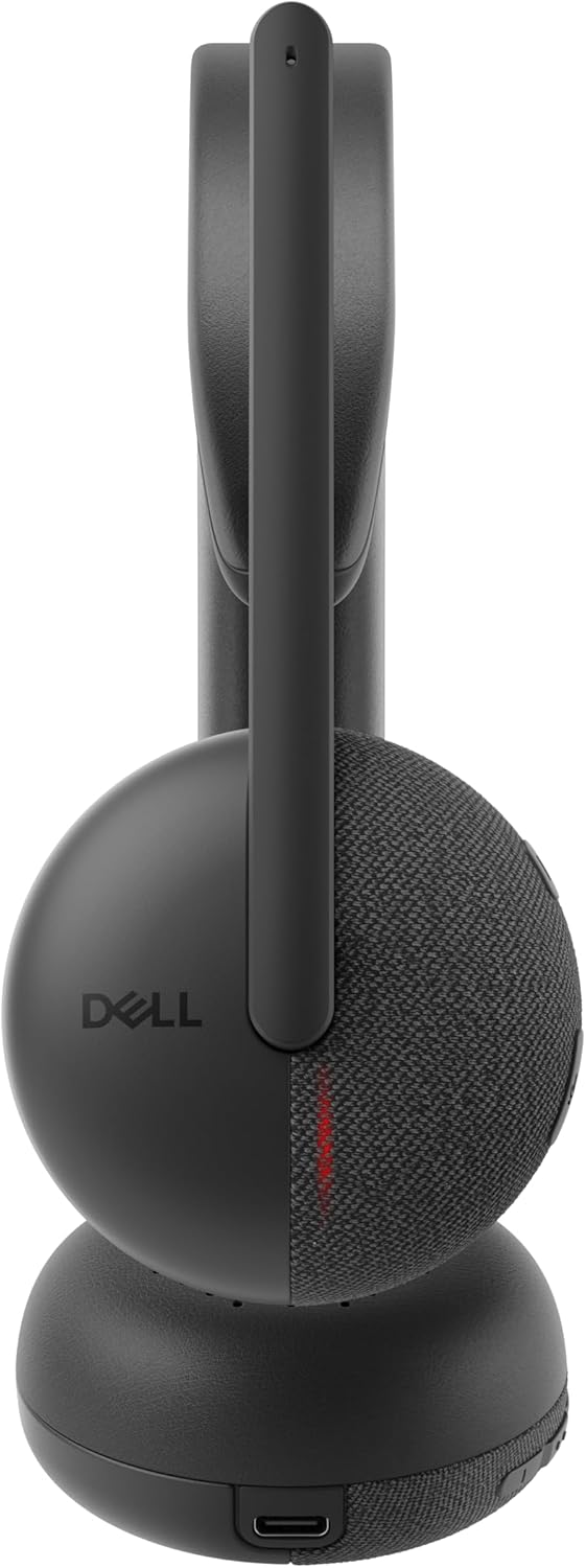 Dell WL3024 Wireless Headset - AI Noise Cancellation, Teams & Zoom Certified - Black