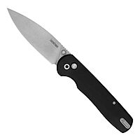 Kershaw Remnant Folding Pocket Knife, 3.25 inch D2 Stonewashed Steel Blade, Black Micarta Handle, Spear Point Shape